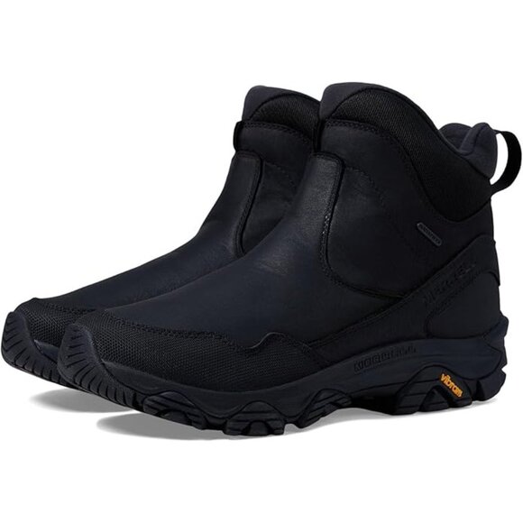 NEW Merrell Coldpack 3 Thermo Tall Leather Zip Waterproof Mens MOAB (Black) 11M - Picture 1 of 10